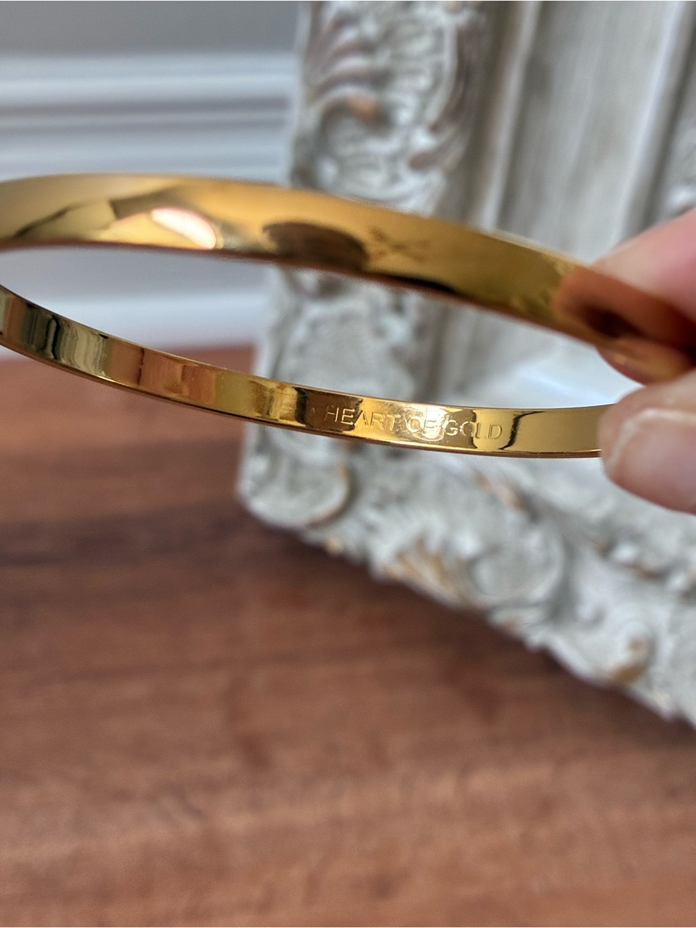 Kate Spade Heart Of Gold Idiom Bangle Bracelet - Picture 6 of 13
